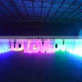 Inflatable Letter LOVE White Fabric Lighted Inflatable LED Tube Decoration for Wedding Party thumbnail-6