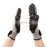 Manufacture Wholesale Massage Hair Removal Deshedding Brush Cleaning Pet Dog Cat Bath Gray Grooming Gloves thumbnail-3