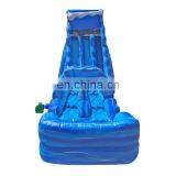Giant Slip and Slide Tropical Inflatable Blue Wave Dual Water Slide With Pool thumbnail-4