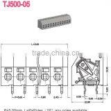 Pitch 5.00mm PCB Spring Terminal Block Connection With Screwless thumbnail-2