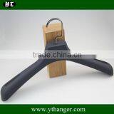FP-865 Rubber Coated Plastic Jacket Hanger With Logo thumbnail-3