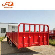 Mechanical Suspension 3 Axle 40ton 60ton 2.00 or 3.5 Inch Bolt-in King Pin Sidewall Trailer for Sale thumbnail-3