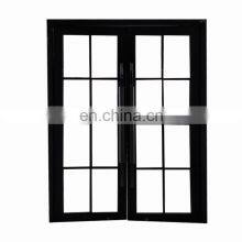 Modern Aluminium Glass Grill Front Door Designs French Aluminum Swing Double Doors thumbnail-1