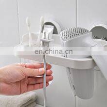 2020 Taizhou New Arrival Quality Hair Dryer Holder Popular Adhesive Wall Mounted Hair Dryer Stand Holder thumbnail-2
