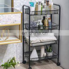 Hot Sales 4 Layers Kitchen Shelves Storage Kitchen Organizer Storage Trolley 2021 Kitchen Storage thumbnail-5