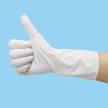Long Cuff Whie Nitrile Disposable Gloves For Medical Industry Factory thumbnail-2