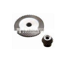 Metal Spiral Bevel Gear Nylon Reduction Transmission Shaft Paper Shredder Parts Helical Crown Pinion Gear thumbnail-4