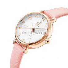 SHENGKE Pink Cute Girls Wristwatch K9025 Clear Arabic Number Dial Watches Ultra Band Kids Watch Chinese Factory Watch thumbnail-4