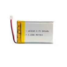 Li Ion Lipo 603048 3.7V 800mAh Rechargeable Lithium Ion Battery for Bluetooth Earphone