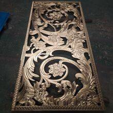 European Home Improvement Brass Carved Screen thumbnail-3