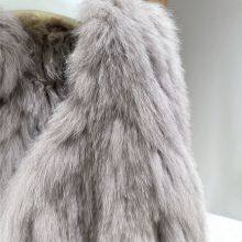 New Winter Encrypted Fox Fur Double-sided Knitted Fur Coat for Women thumbnail-4