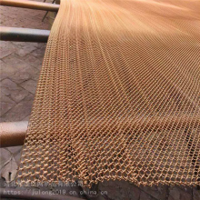 Industrial Expanded Decorative Wire Mesh Stainless Steel Woven Chain Link Ring Wire Mesh for Curtain Wall thumbnail-3