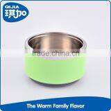 New Arriving Three Layers Round Stainless Steel and Plastic Custom Printed Lunch Box thumbnail-6