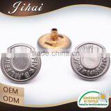 Antique Brass Fasterners Round Stock Metal Custom Snap Button thumbnail-5