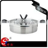Wholesale Capsule Bottom Induction Stainless Steel Cookware Pot Set thumbnail-3