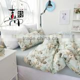 new product flocking printed countryside gardan style bedding sets