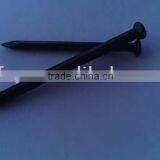 Black Steel Nail With Flat Head