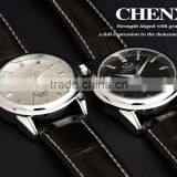 China CHENXI Leather Watch 005AML,Genuine Cow Leather or PU Leather Watch for Customized Your Logo thumbnail-6