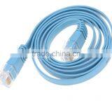 Ultra Flexiable Flat UTP Cat6a Patch Cord Network Cable