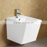 Two Piece White Glazed China Toilet thumbnail-2