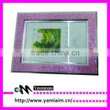 Square Rhinestone Photo Frame Custom Logo thumbnail-1