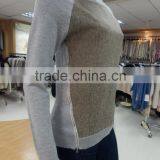 2016 Spring and Autumn - White Color, Long Sleeved Short Sweater / Nylon / Viscose Wool thumbnail-3