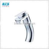 Tall Bathroom Basin Mixer Tap Chromed Polished Waterfall Sink Faucet thumbnail-1