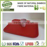 Colorful Biodegradable Bamboo Fiber Fast Food Tray thumbnail-6