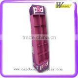 2014 New Design Clothing Corrugated Paperboard Free Standing Display Rack