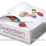 Quality Antique Chocolate Box With Transparent Window