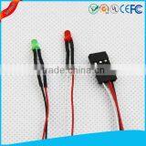 20mm 2 LED Cable With 2.54mm Dupont Connector