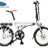 36V 250W hidden motor folding electric bicycle