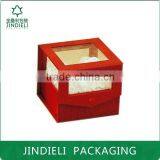 Square Perfume Packaging Box Manufacturer With Pvc Window