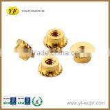 Brass/Aluminum/Stainless Steel Low Price Plastic Mould Brass Knurled Insert Nut thumbnail-2