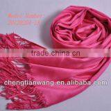 Shawl 100% Viscose Yellow Pashmina Shawl thumbnail-1