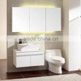 Multi-Layer Solid Wood Bathroom Mirror Vanity Cabinet Top Bath Vanity thumbnail-5