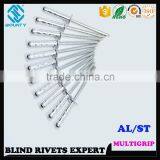 HIGH QUALITY FACTORY DOME HEAD ALU/ST MULTI GRIP RIVETS thumbnail-4