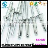 DOME HEAD OPEN END HIGH QUALITY ISO 15983 316 STAINLESS STEEL BLIND RIVETS FOR UK MARKET thumbnail-3