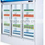 1180L Upright Display Refrigerator Showcase for Beverage