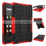 For Amazon kindle fire HD 7 inch 2015 rugged stand ballistic armor case