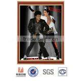 Hot Sale 3D Custom Desk Picture With Paper Frame of Michael Jackson