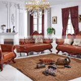 China Sofa Solid Wood Carving Sofa French Antique Bedroom Furniture Sets thumbnail-6