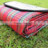 100% Polyester Waterproof Picnic Blanket With Pocket Mat-TC168