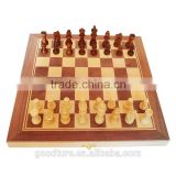 Good Quality Wooden Folding Chess Set 3 In 1 Chess Game With King Height 2.5 Inch