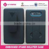 New Products 2013 Plastic Embossed Clip Combo Case for Nokia N820 Cell Phone Case