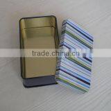 China Decorative Boxes Wholesale Rectangle Custom Soap Tin Boxes