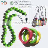 China Supplier Food Grade Soft FDA Approved BPA Free Silicone Beads and Jewelry Making thumbnail-1