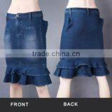 Female Low Waist Knitted Skirts