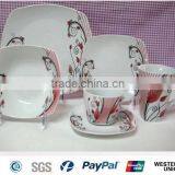 PASS TEST Brand Names of Dinner Sets, Germany Dinner Set Porcelain, Square Dinner Set thumbnail-2