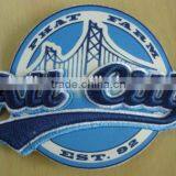 embroidery emblem with glue